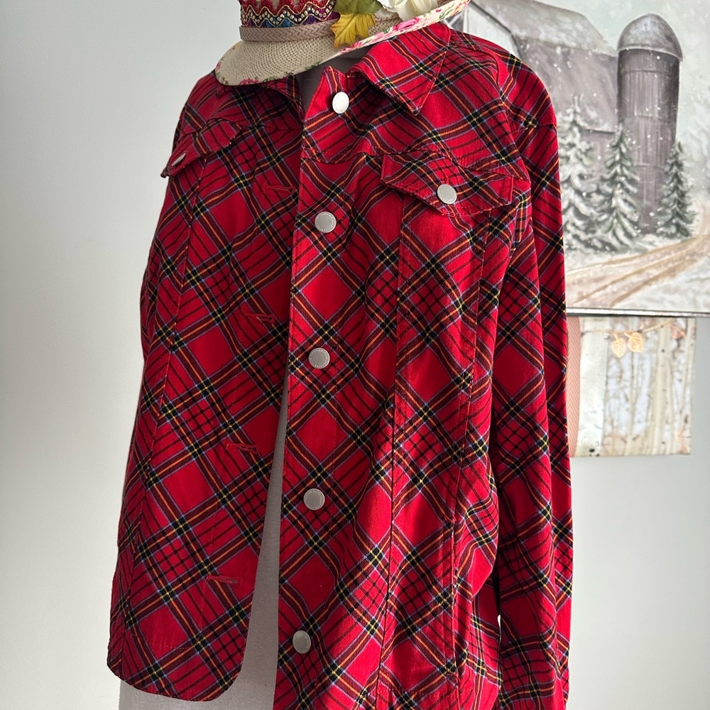 Jacket Red Plaid - image 4